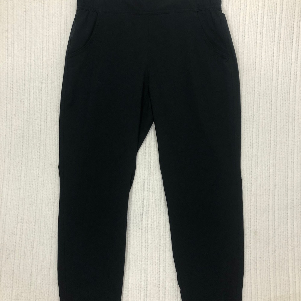 Eddie Bauer Ladies Traveler Pant Black Stretch Tapered‎ Hiking Trousers Small